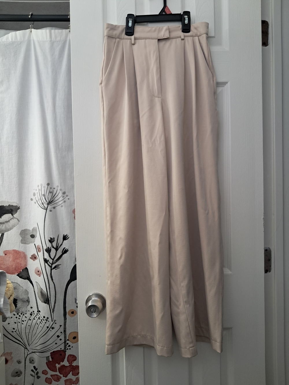 Beige Wide-Leg Women's Princess Polly XX Pants